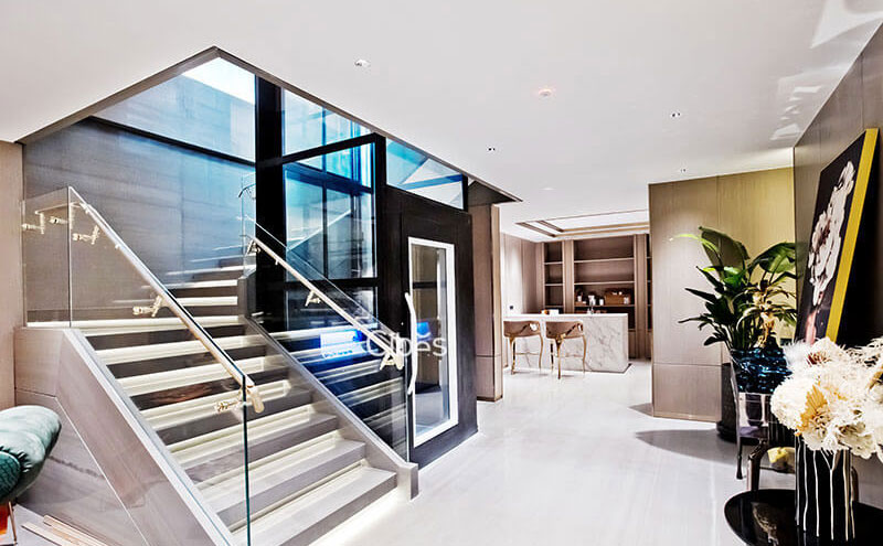 广东深圳三层家用电梯装置案例 202105