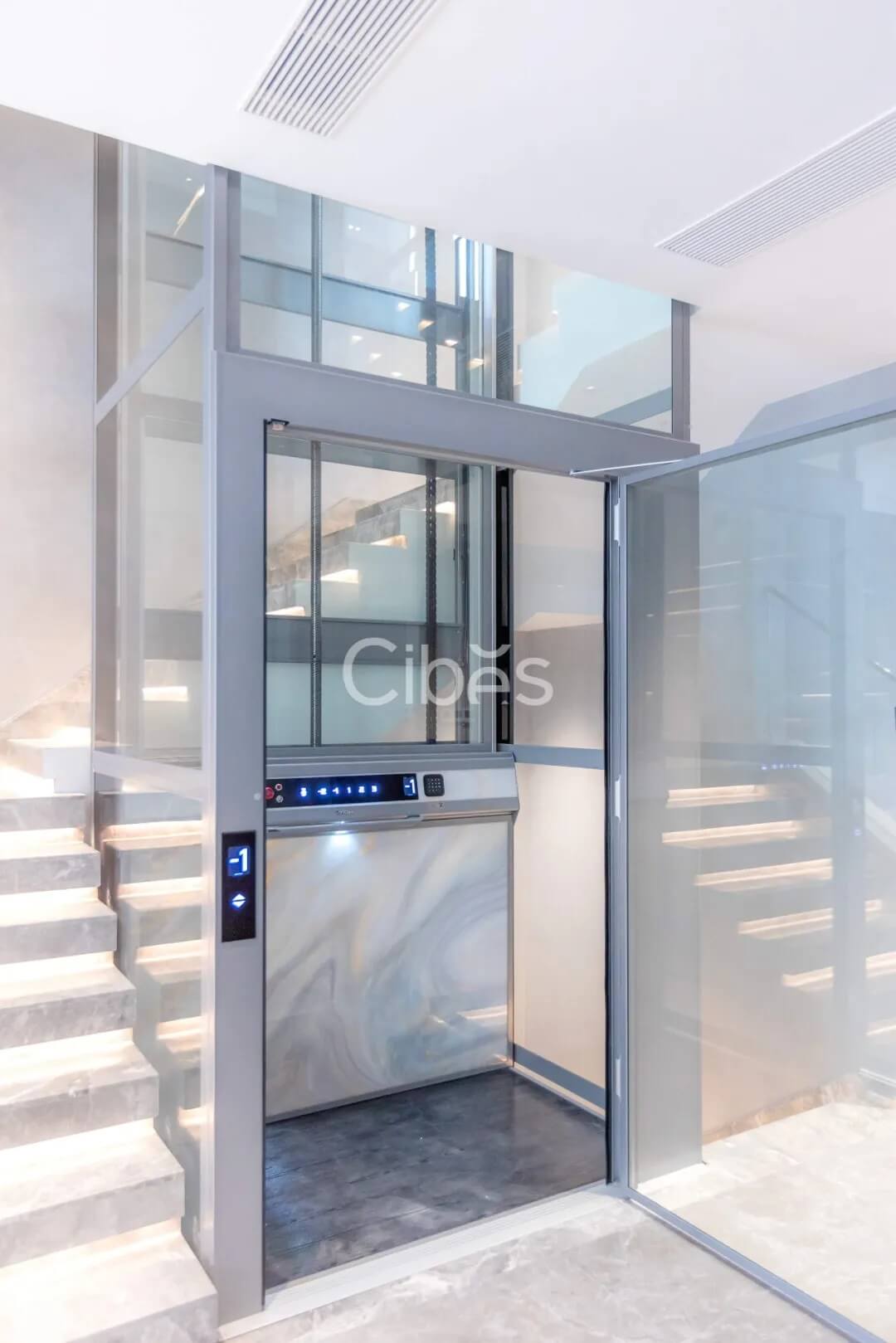 家用电梯配景第二篇章 - 大理石矿物质系列,更细腻的质感追求 - Cibes大发500瑞典品牌电梯