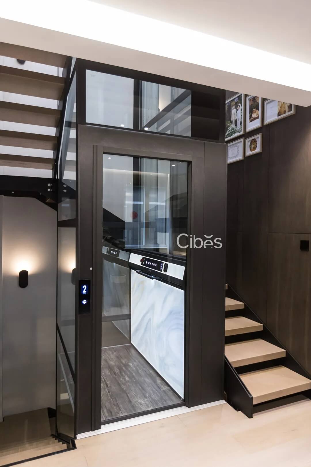 家用电梯配景第二篇章 - 大理石矿物质系列,更细腻的质感追求 - Cibes大发500瑞典品牌电梯