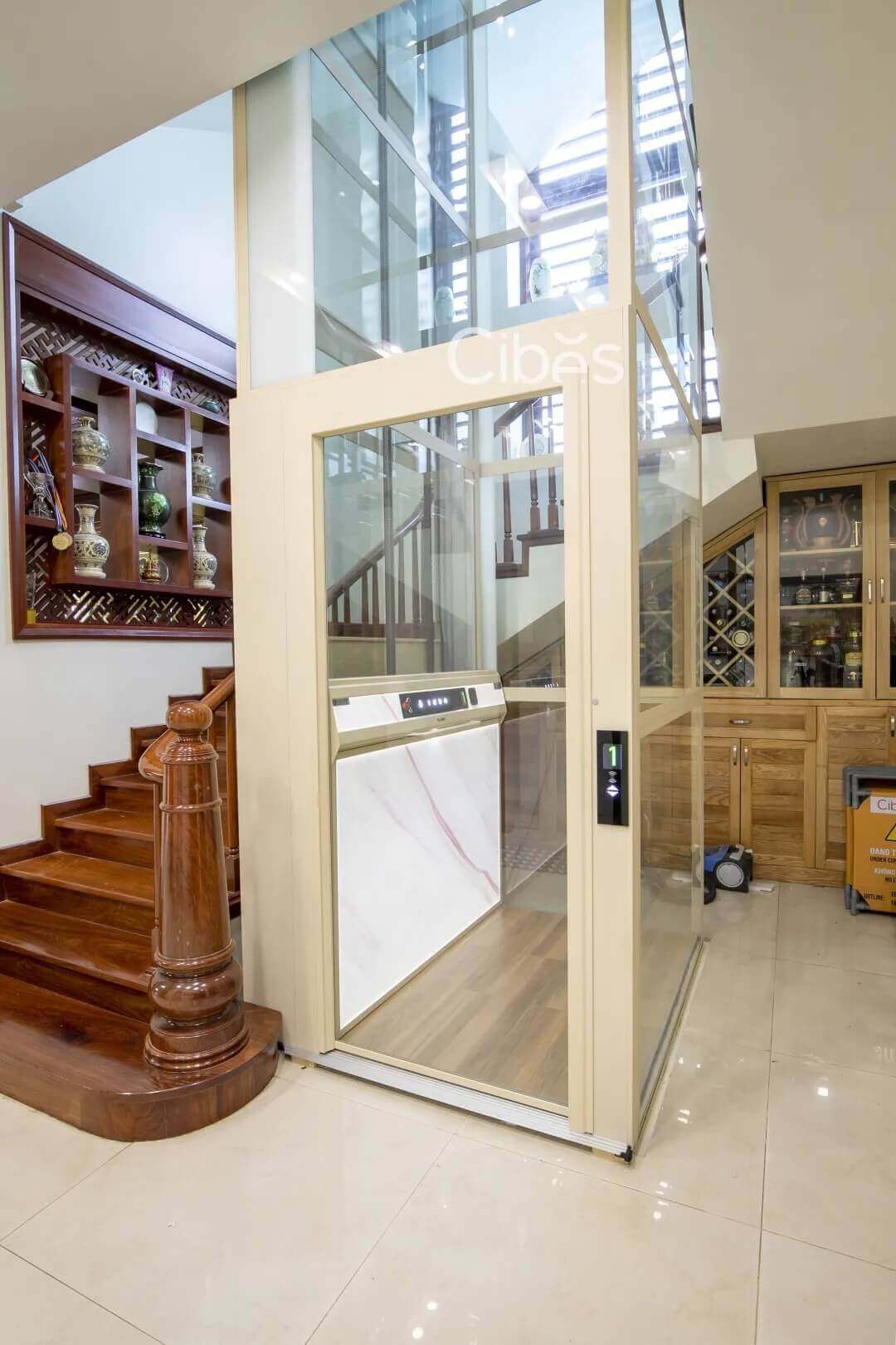 家用电梯配景第二篇章 - 大理石矿物质系列,更细腻的质感追求 - Cibes大发500瑞典品牌电梯