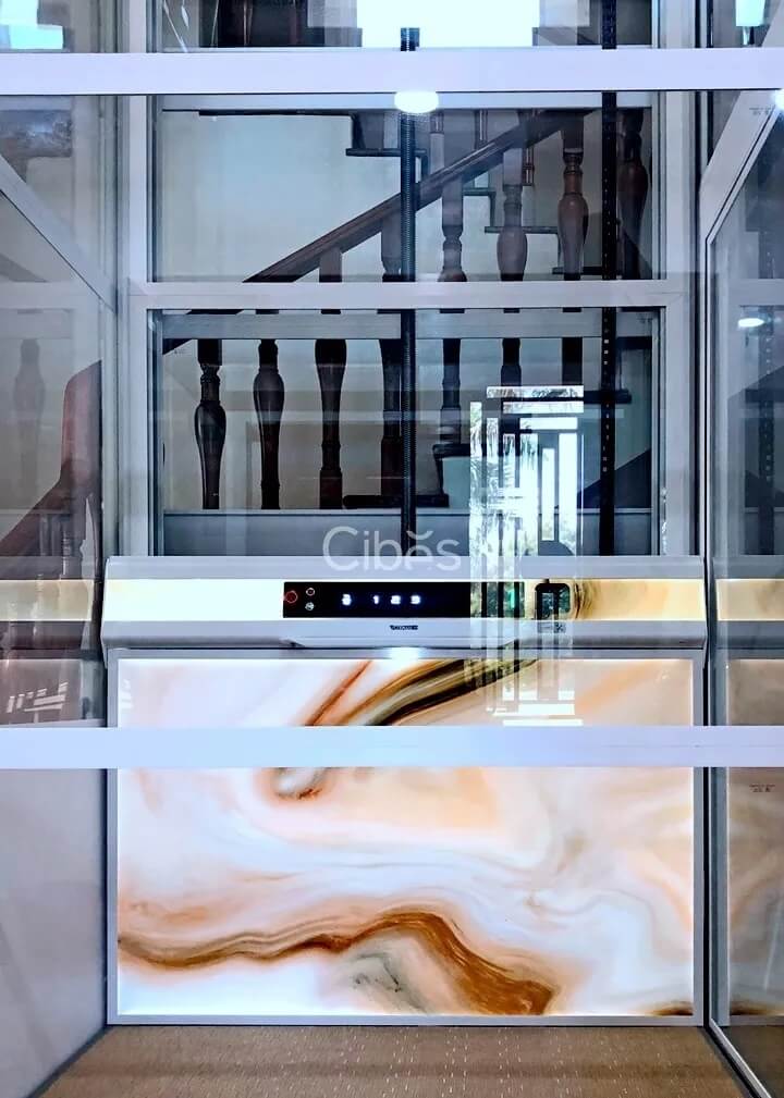 家用电梯配景第三篇章 - 大理石矿物质系列,感受色彩的绽放 - Cibes大发500瑞典品牌电梯