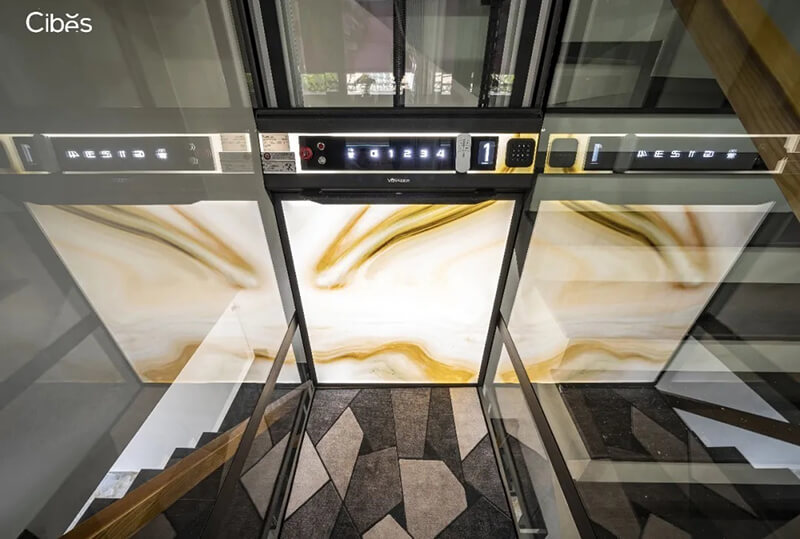 家用电梯配景第三篇章 - 大理石矿物质系列,感受色彩的绽放 - Cibes大发500瑞典品牌电梯