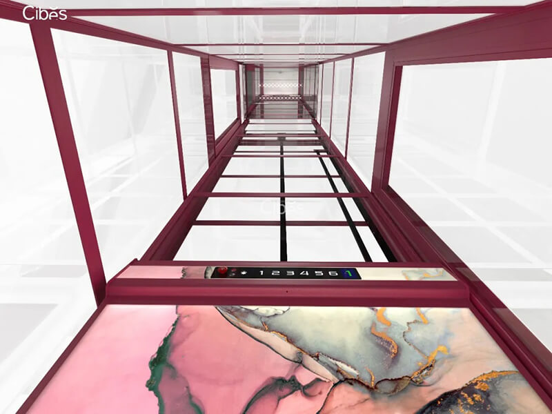 家用电梯配景第三篇章 - 大理石矿物质系列,感受色彩的绽放 - Cibes大发500瑞典品牌电梯