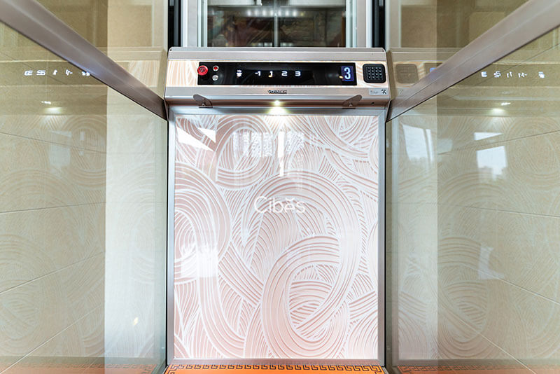 重庆四层别墅家用电梯装置案例