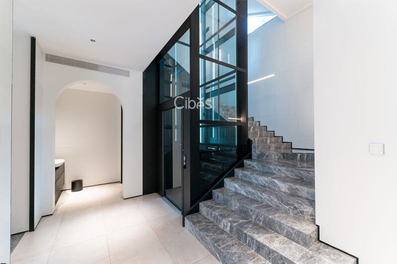 重庆四层小型别墅电梯案例