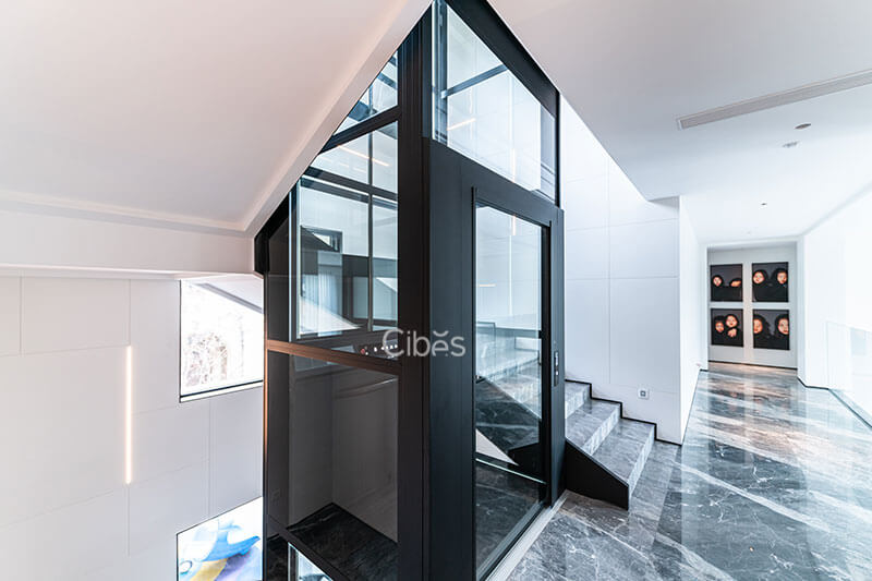 重庆四层小型别墅电梯案例