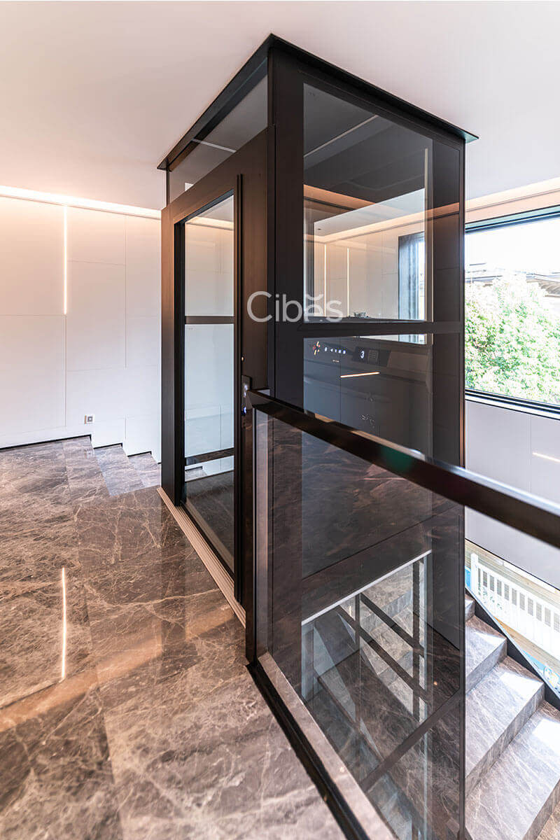 重庆四层小型别墅电梯案例