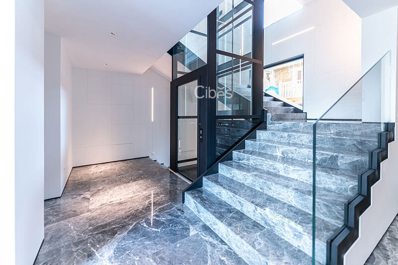 重庆四层小型别墅电梯案例