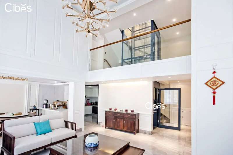 广州五层私人家用电梯案例