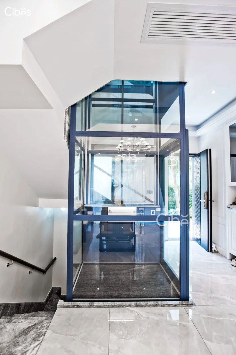 广州五层私人家用电梯案例