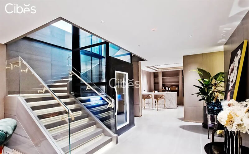 CIBES大发500家用电梯｜深圳案例 现代轻奢，，，，，，阳光满屋