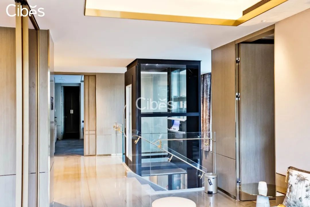 CIBES大发500家用电梯｜深圳案例 现代轻奢，，，，，，阳光满屋 - Cibes大发500瑞典品牌电梯