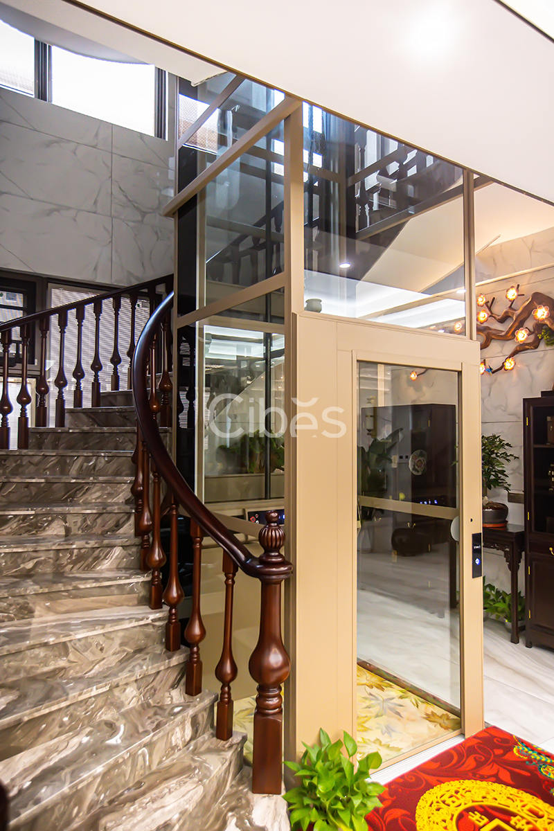 3层3站 Cibes V80恬静版装置于广东深圳 202204 - Cibes大发500瑞典品牌电梯