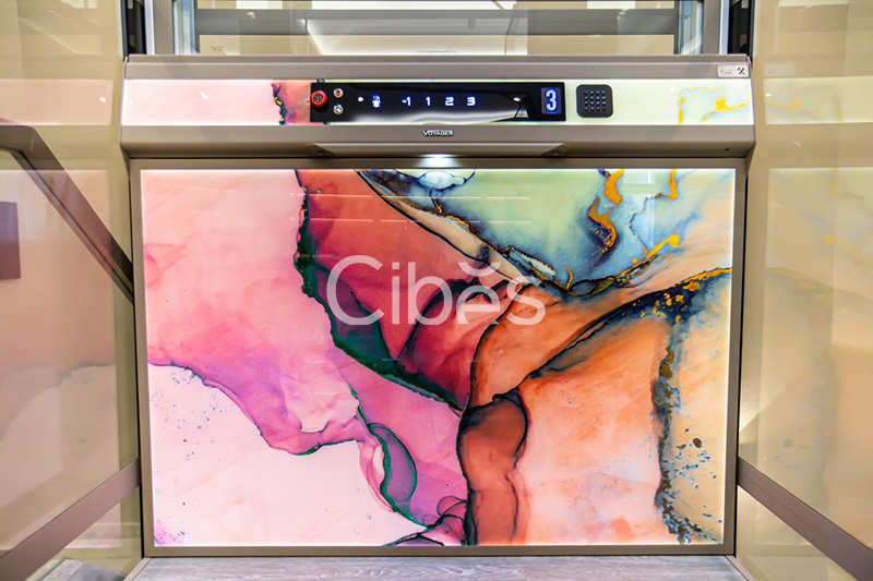 4层4站Cibes V80 时尚版装置于安徽合肥 202206 - Cibes大发500瑞典品牌电梯