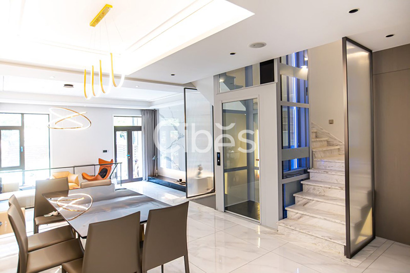 Cibes V80 星际版别墅电梯装置于江苏南京