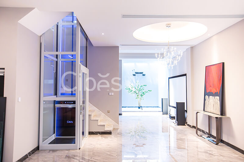 Cibes V80 星际版别墅电梯装置于江苏南京