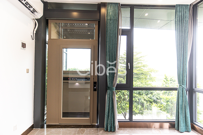 4层4站Cibes V80 时尚版别墅电梯装置于广东珠海
