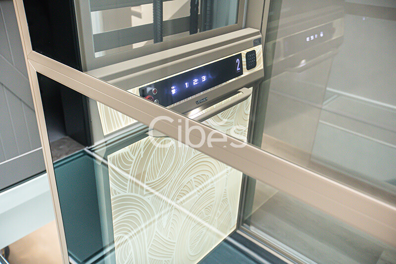 Cibes V80 时尚版别墅电梯装置于四川成都