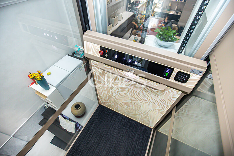 Cibes V80 时尚版别墅电梯装置于四川成都