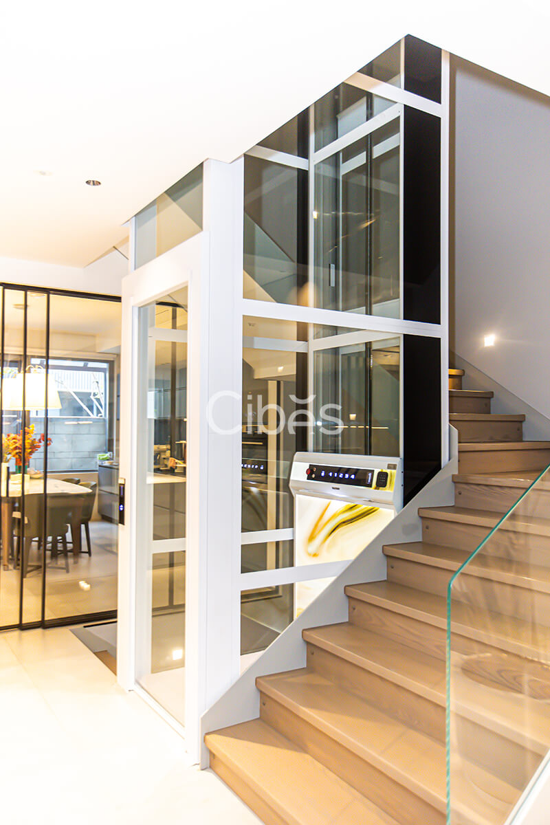 Cibes V80 时尚版别墅电梯装置于四川成都