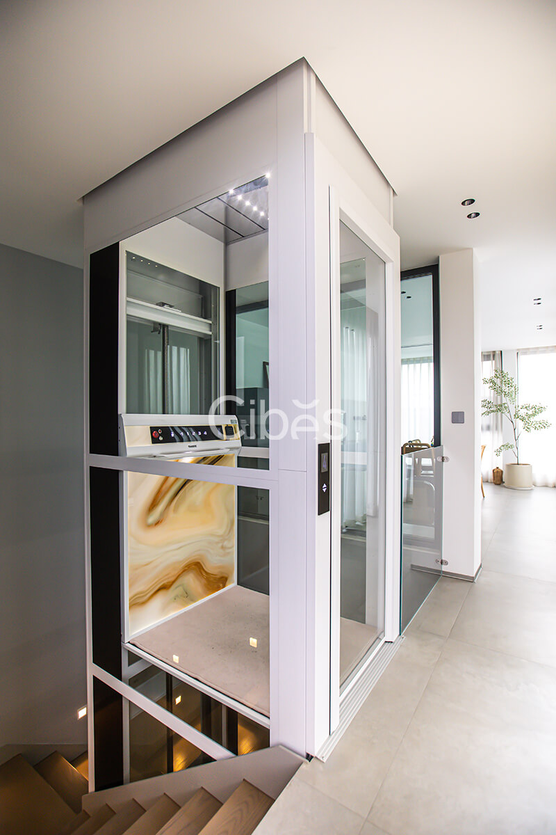 Cibes V80 时尚版别墅电梯装置于四川成都