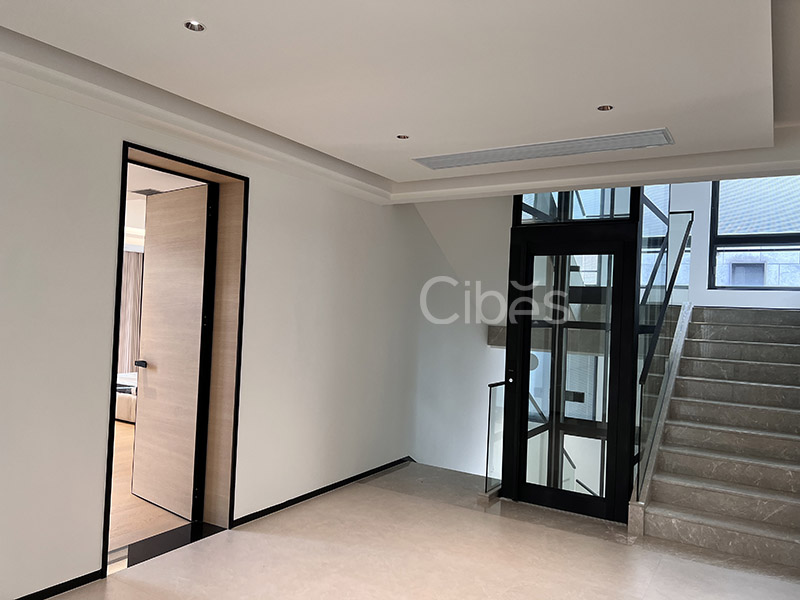 4层4站Cibes V80 雅致版别墅电梯装置于广东江门