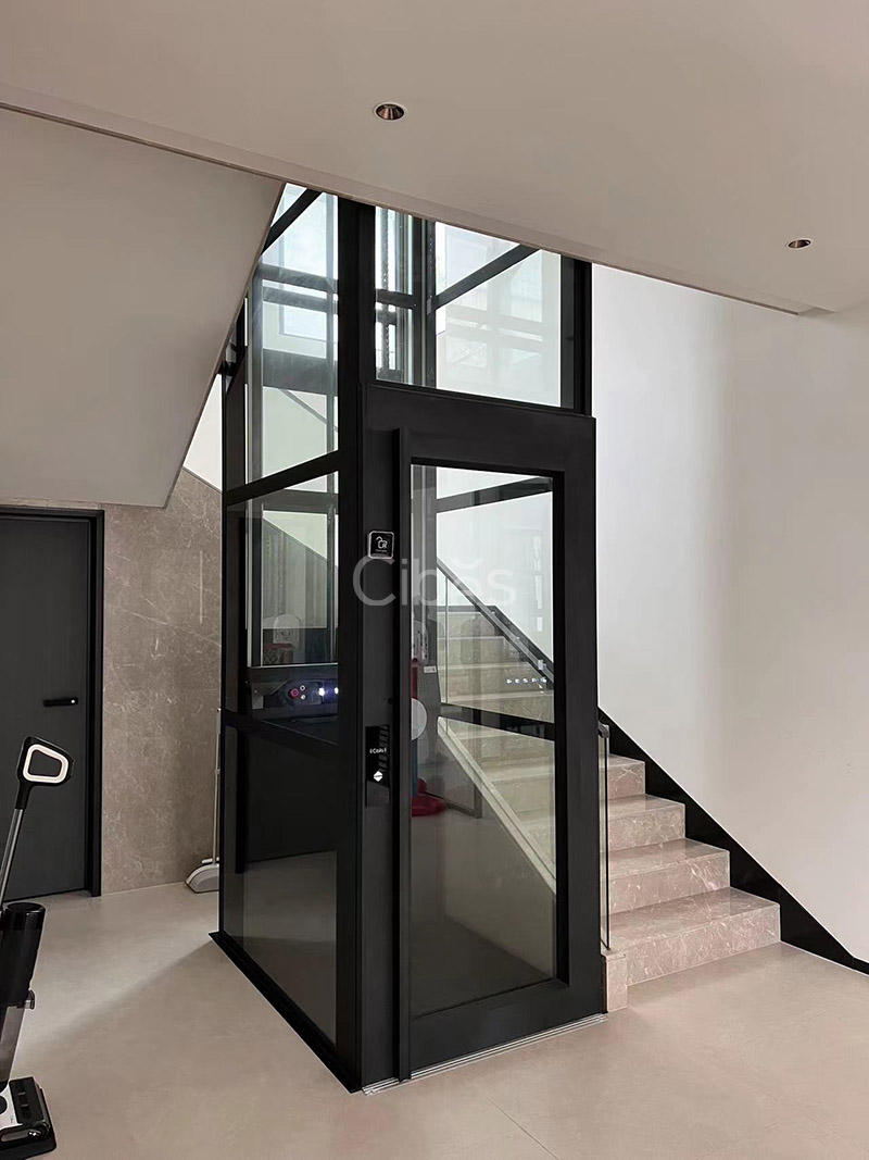 4层4站Cibes V80 雅致版别墅电梯装置于广东江门