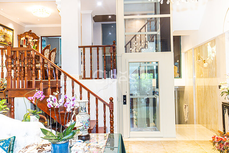 Cibes 5层5站家用电梯案例