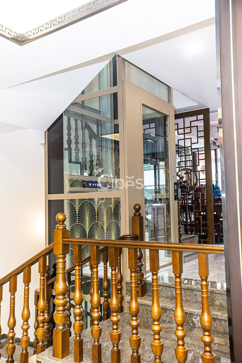 Cibes V80 时尚版家用电梯装置于四川成都