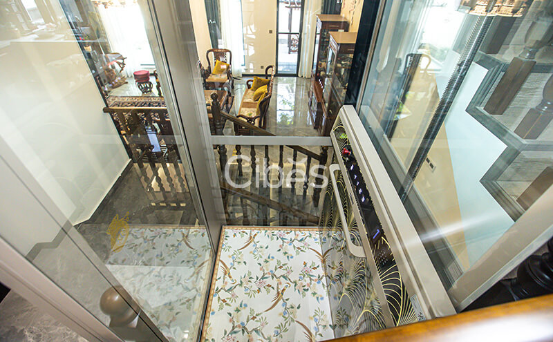 Cibes V80 时尚版家用电梯装置于四川成都