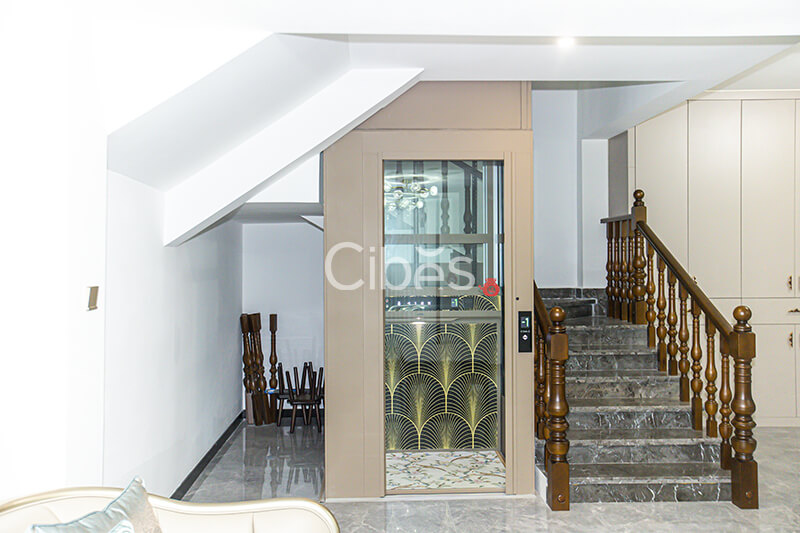 Cibes V80 时尚版家用电梯装置于四川成都