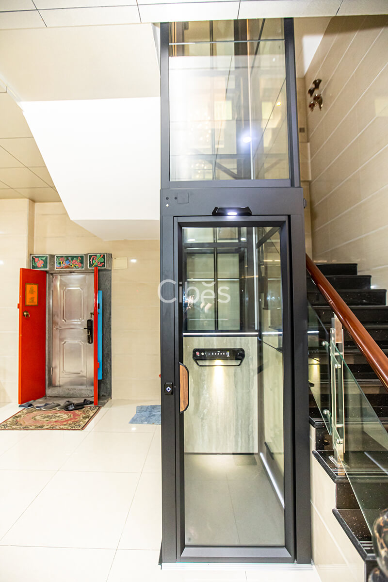 Cibes别墅电梯广东汕头装置案例
