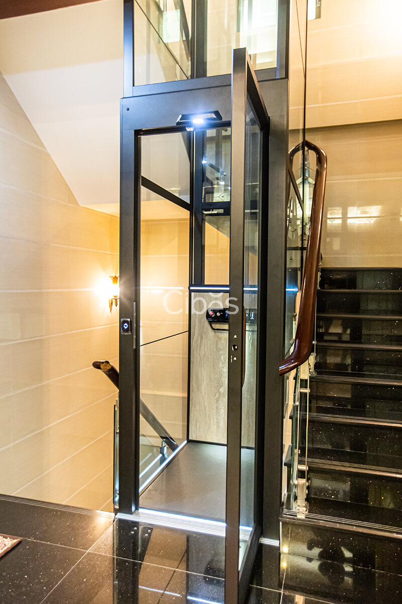 Cibes别墅电梯广东汕头装置案例