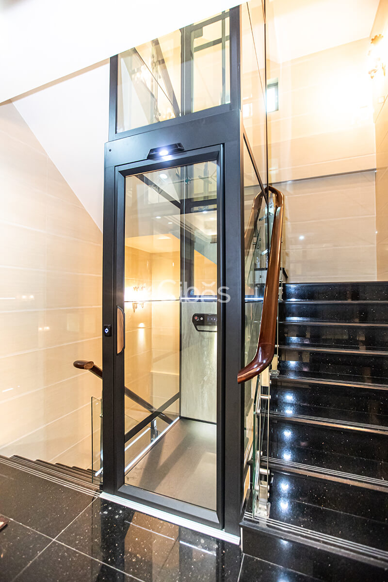 Cibes别墅电梯广东汕头装置案例