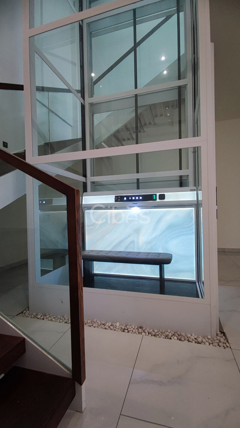 Cibes大发500别墅电梯四川都江堰装置案例