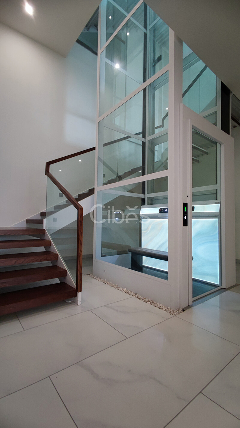 Cibes大发500别墅电梯四川都江堰装置案例