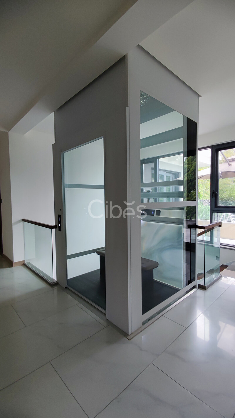 Cibes大发500别墅电梯四川都江堰装置案例