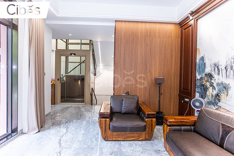 Cibes大发500家用电梯桂林装置案例