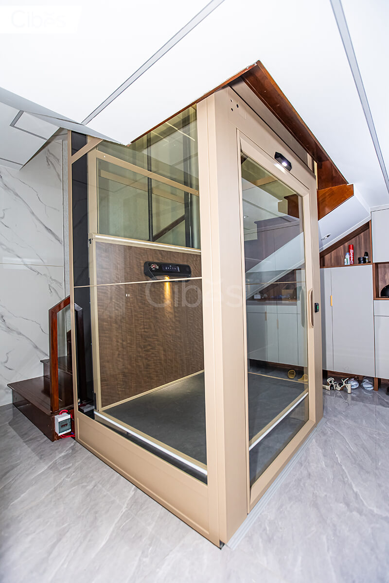 Cibes大发500家用电梯桂林装置案例