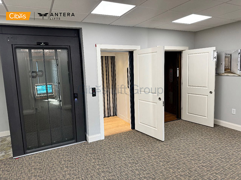 大发500Antera Z90轿厢电梯在美国亚特兰大展厅闪灼登场