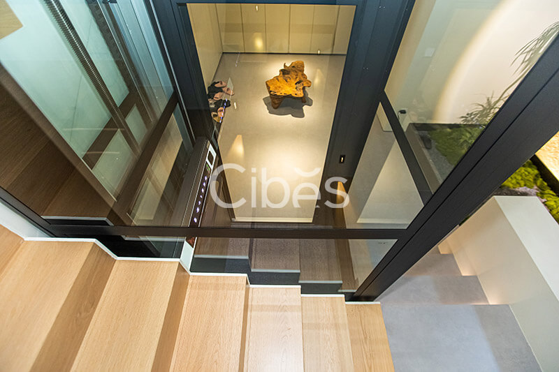 Cibes别墅电梯温州装置案例