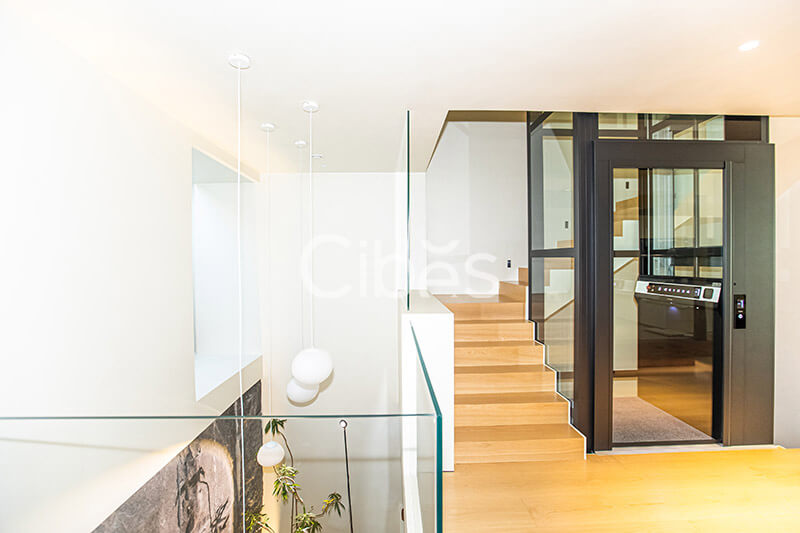 Cibes别墅电梯温州装置案例