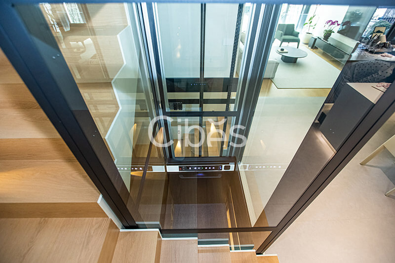 Cibes别墅电梯温州装置案例