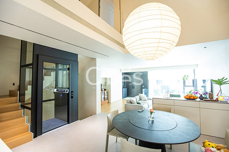 Cibes别墅电梯温州装置案例