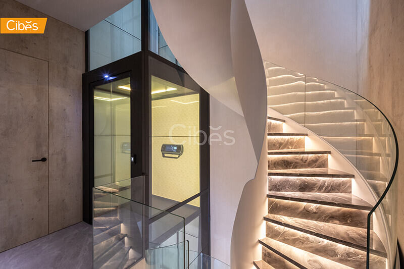 大发500别墅电梯案例