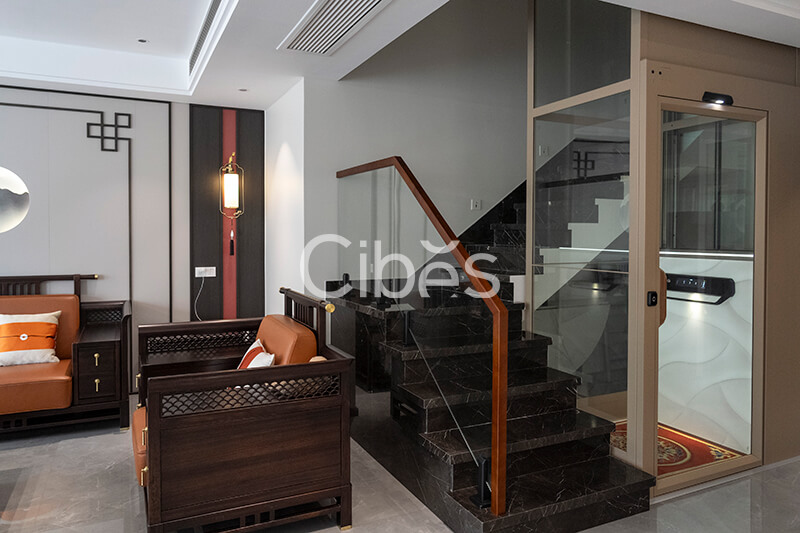 Cibes大发500自贡别墅电梯案例