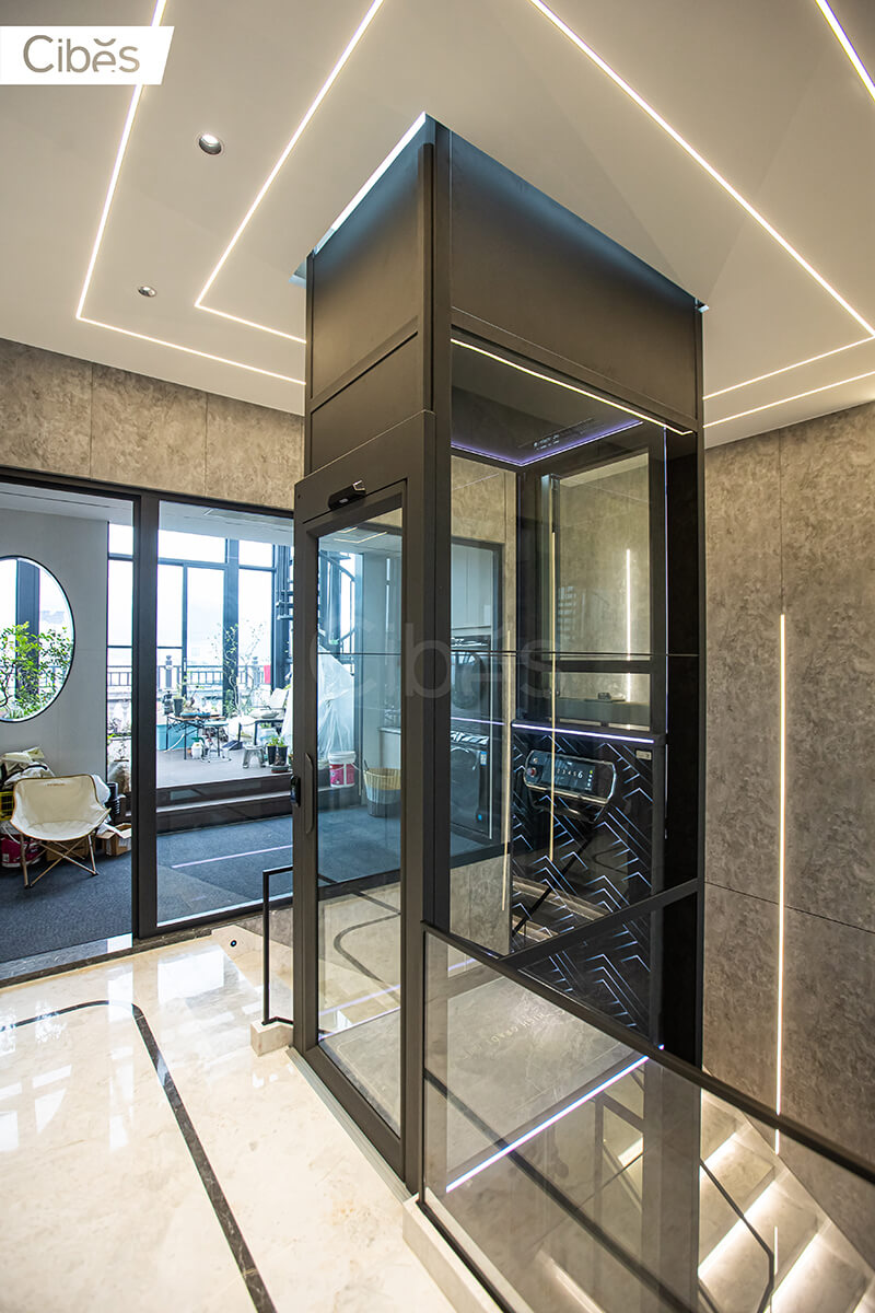 漳州自建房别墅电梯案例