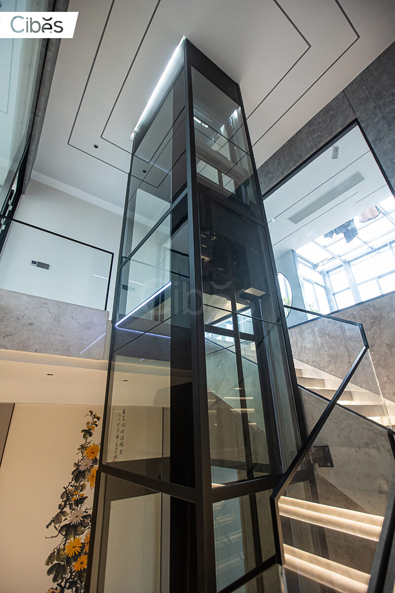 漳州自建房别墅电梯案例