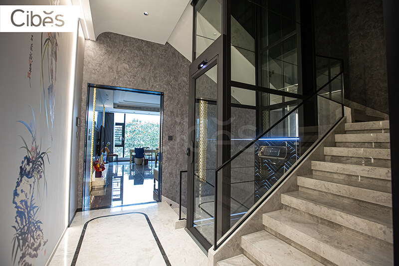 漳州自建房别墅电梯案例