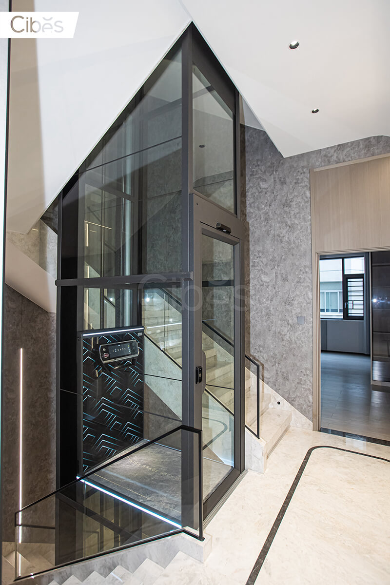 漳州自建房别墅电梯案例